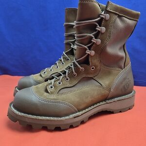 Vibram Men's Brown Tactical Lace-Up Work Boots